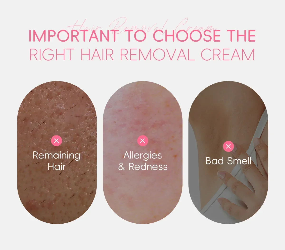 Nouveau Sakura crème d'épilation rapide indolore croissance des cheveux inhibiteur épilatoire bras aisselles jambes zones intimes Permanen hommes femmes