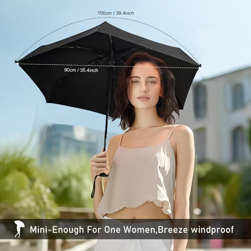 Popular Multi-Color Foldable Mini Pocket Umbrella, High-Quality Travel Umbrella, Lightweight Portable Umbrella for Christmas, Valentine's Day, Mother's Day, Women's Day, Ramadan, and Birthday Gifts